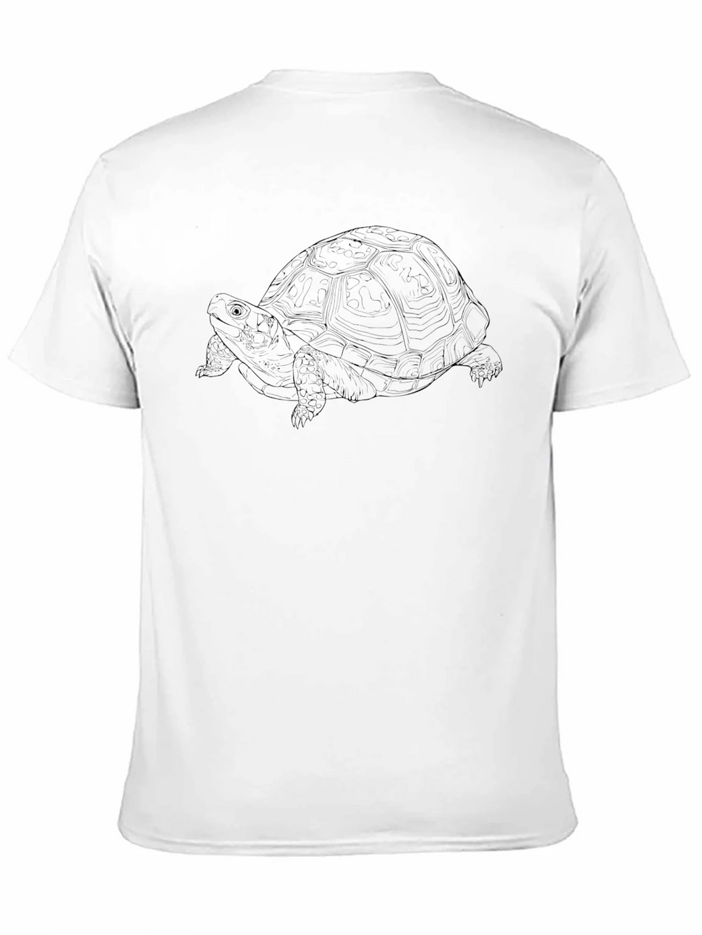 Turtle Outline Graphic T-Shirt