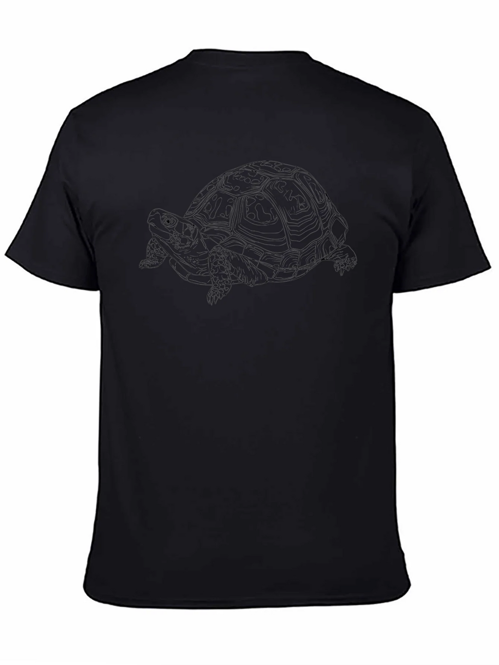 Turtle Outline Graphic T-Shirt