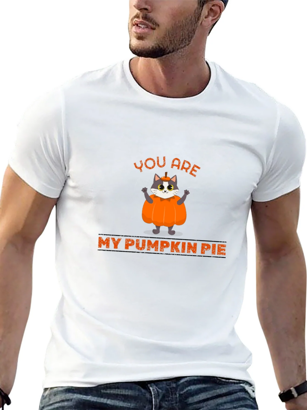 You are My Pumpkin Pie Cat Graphic T-Shirt