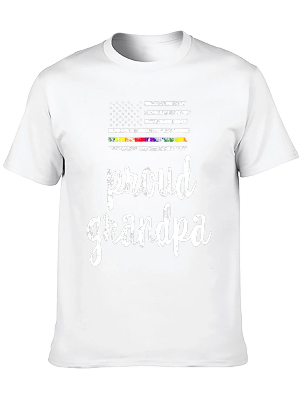Proud Grandpa Flag T-Shirt