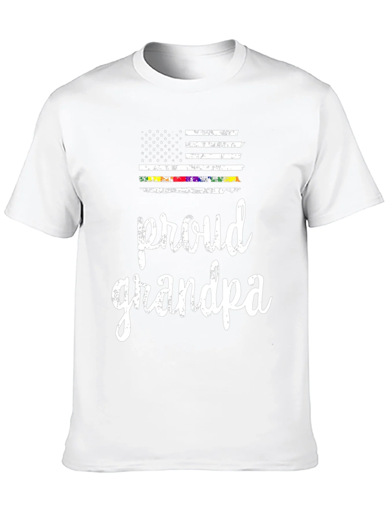 Proud Grandpa Flag T-Shirt