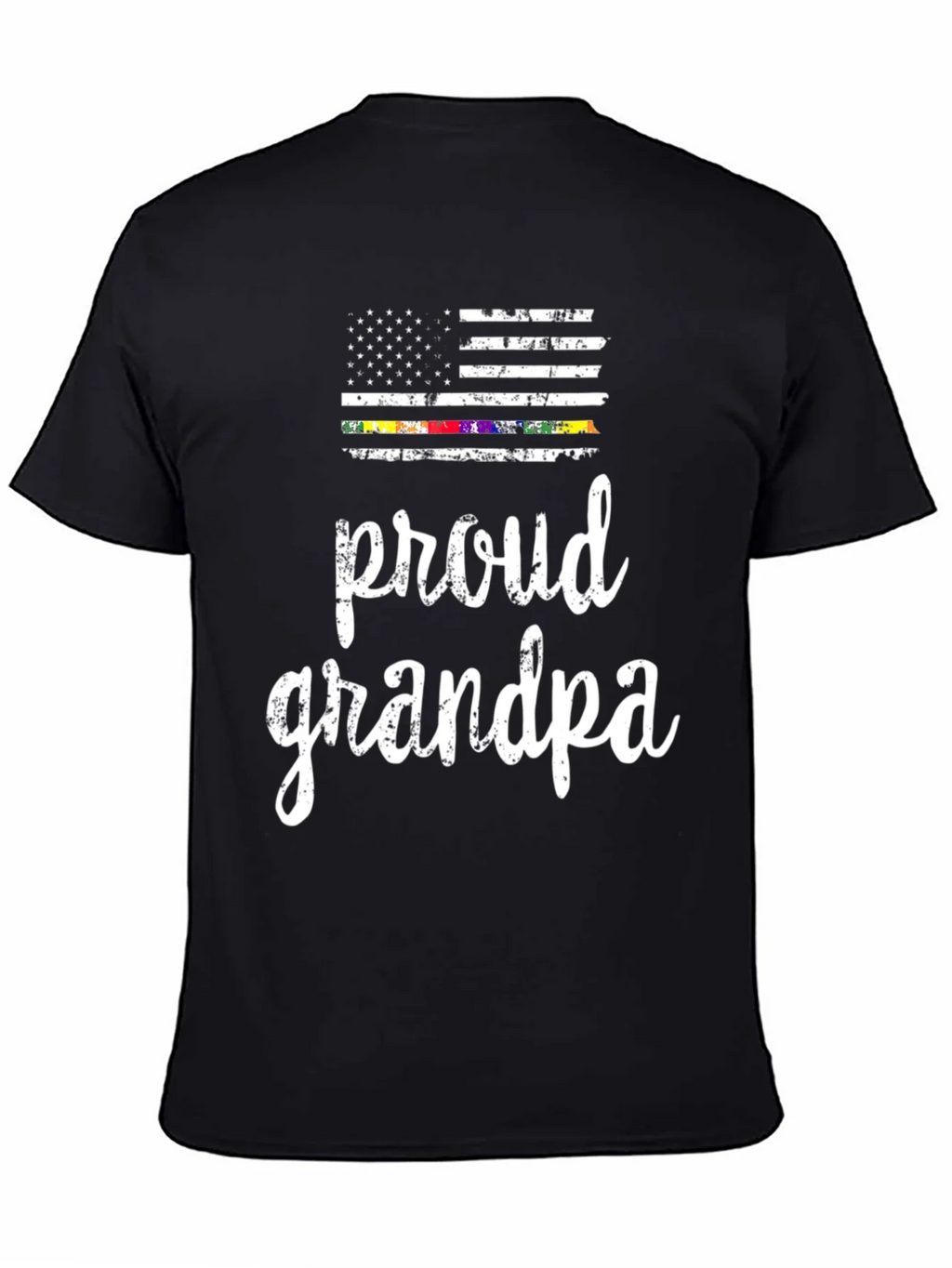 Proud Grandpa Flag T-Shirt