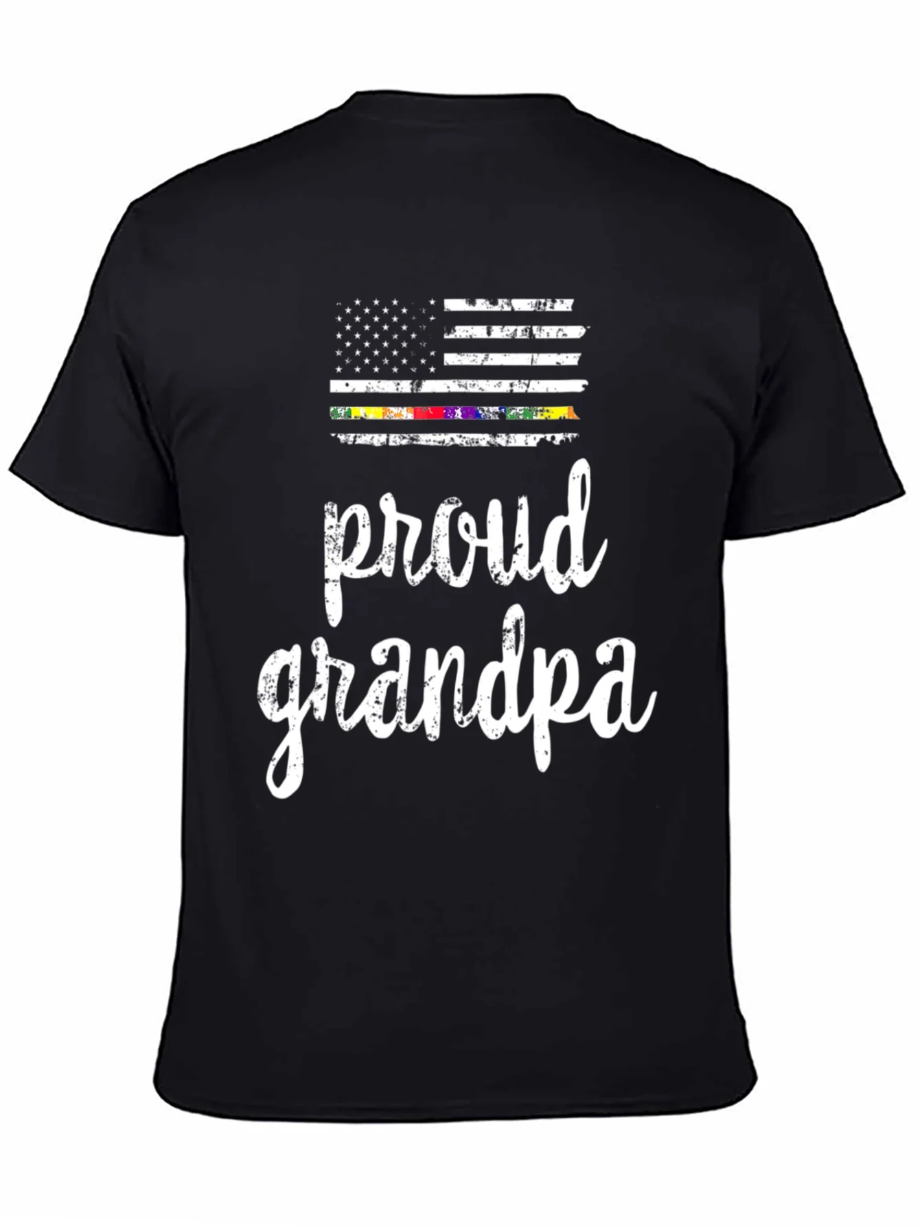 Proud Grandpa Flag T-Shirt