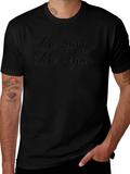 Be Happy Be Vegan Black T-Shirt