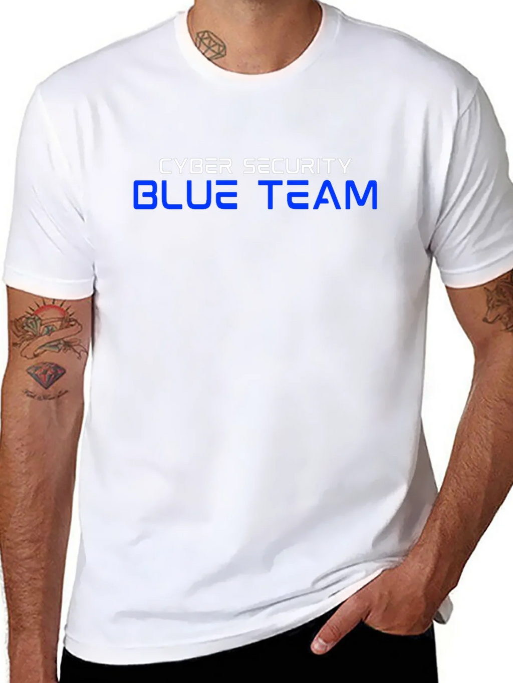 Cyber Security Blue Team Black T-Shirt