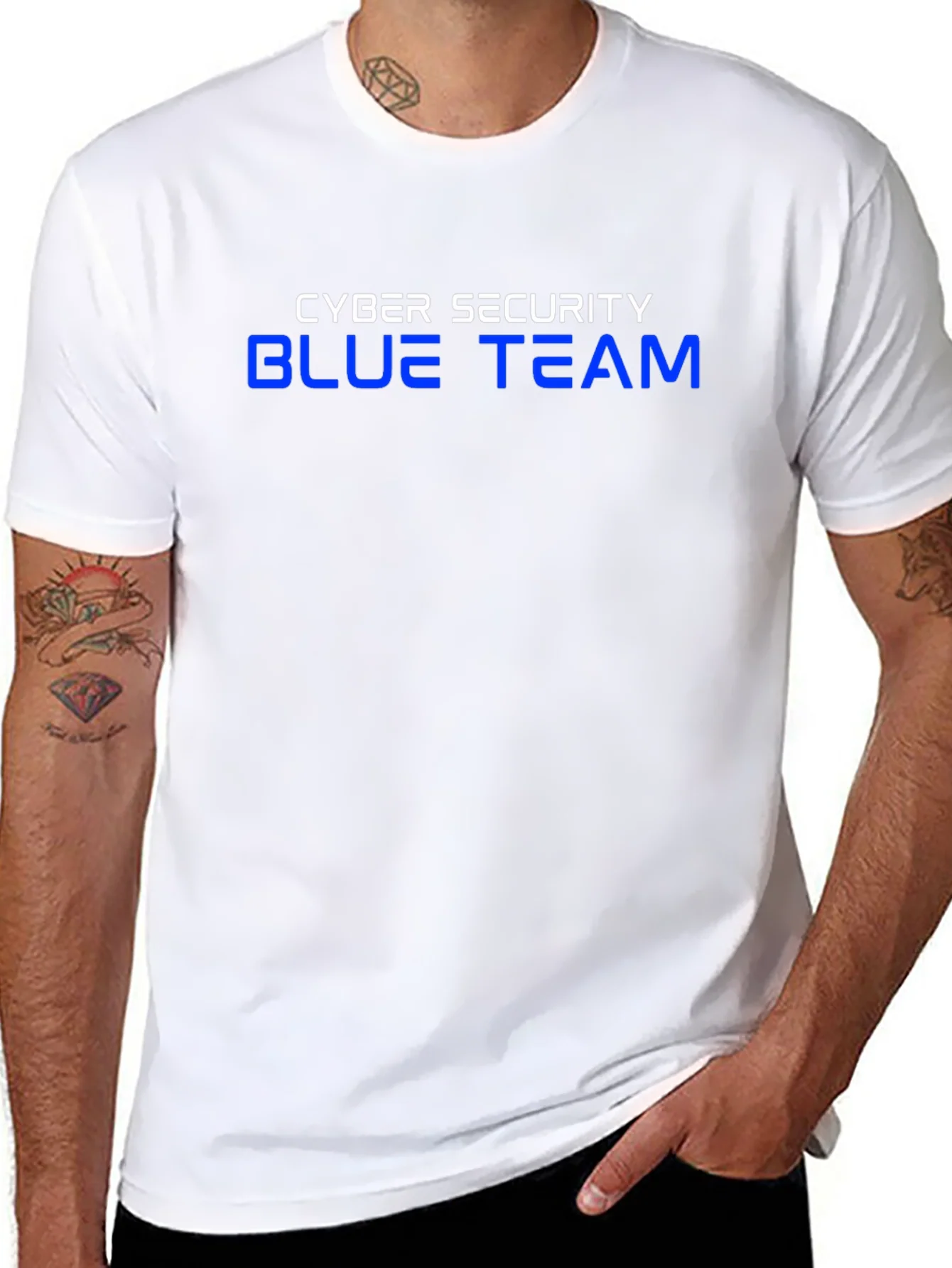 Cyber Security Blue Team Black T-Shirt