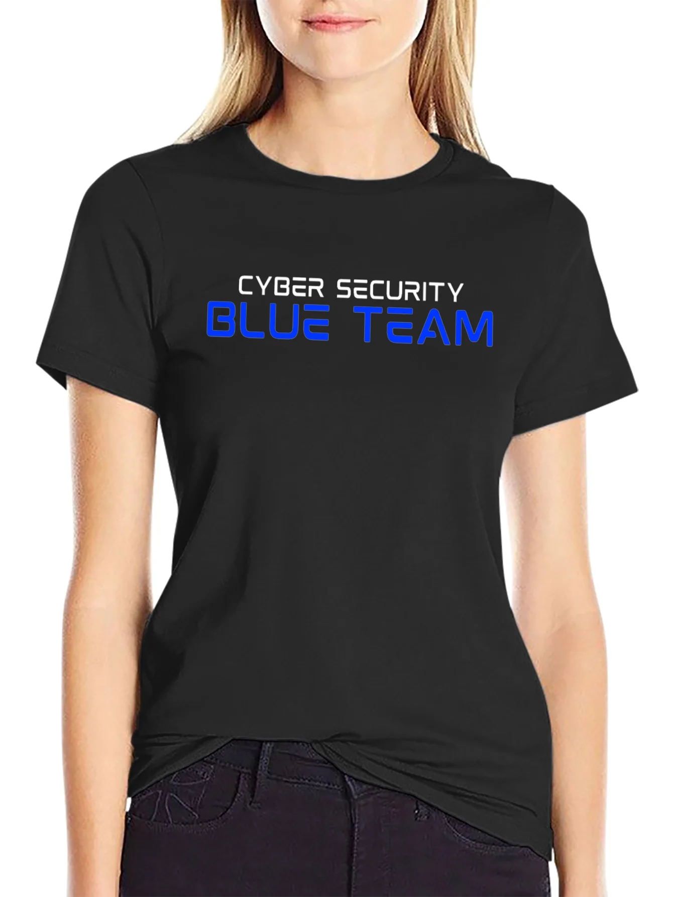 Cyber Security Blue Team Black T-Shirt