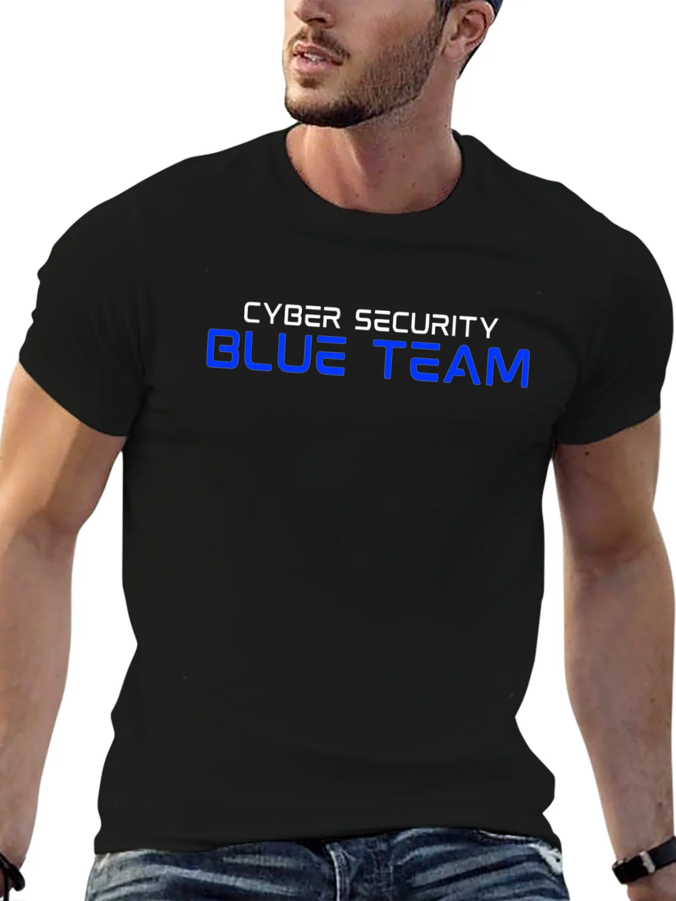 Cyber Security Blue Team Black T-Shirt