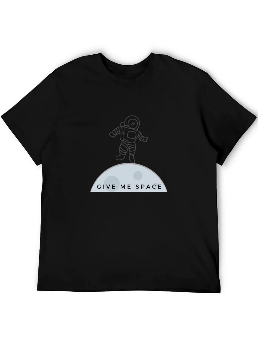 Give Me Space T-Shirt - Astronaut & Moon Graphic