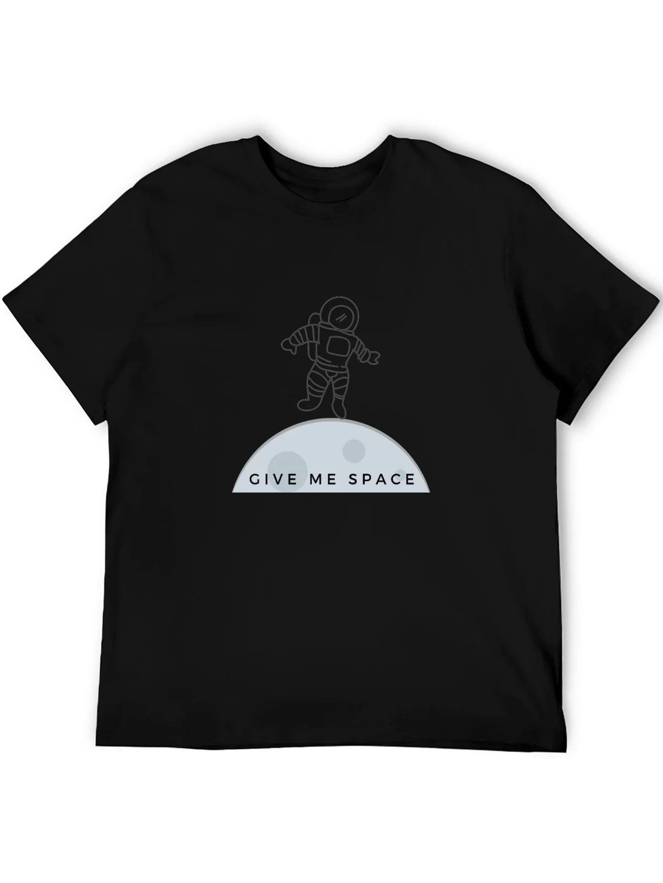 Give Me Space T-Shirt - Astronaut & Moon Graphic
