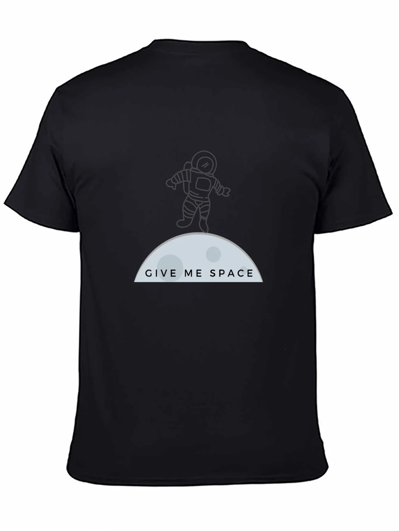 Give Me Space T-Shirt - Astronaut & Moon Graphic