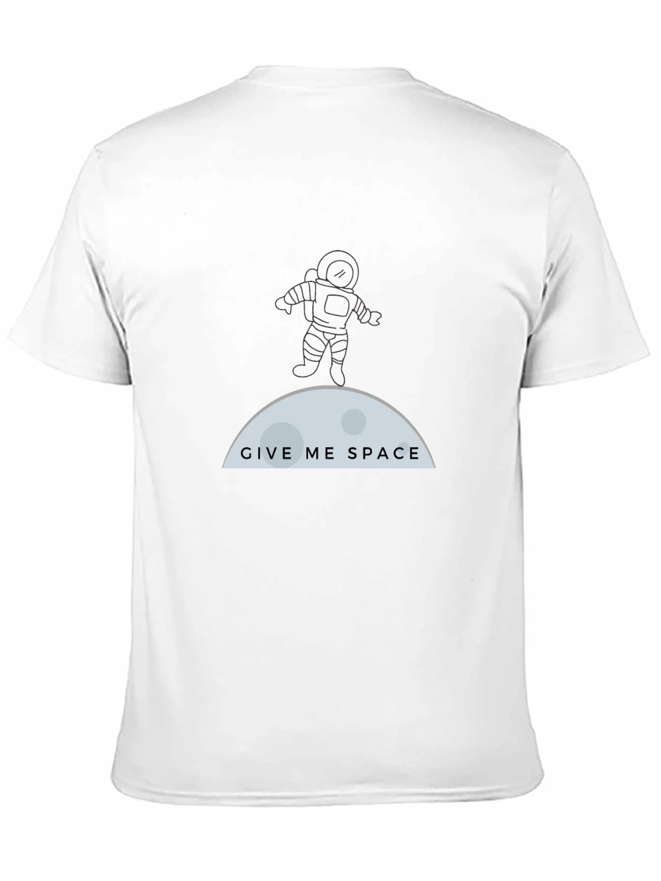 Give Me Space T-Shirt - Astronaut & Moon Graphic