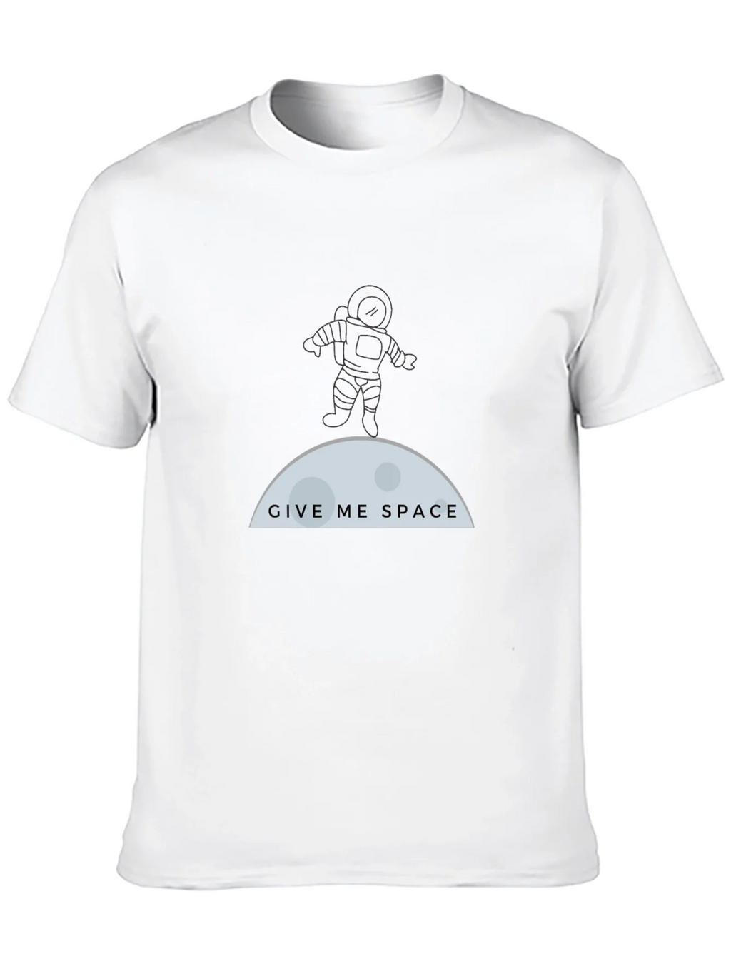 Give Me Space T-Shirt - Astronaut & Moon Graphic