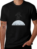 Give Me Space T-Shirt - Astronaut & Moon Graphic