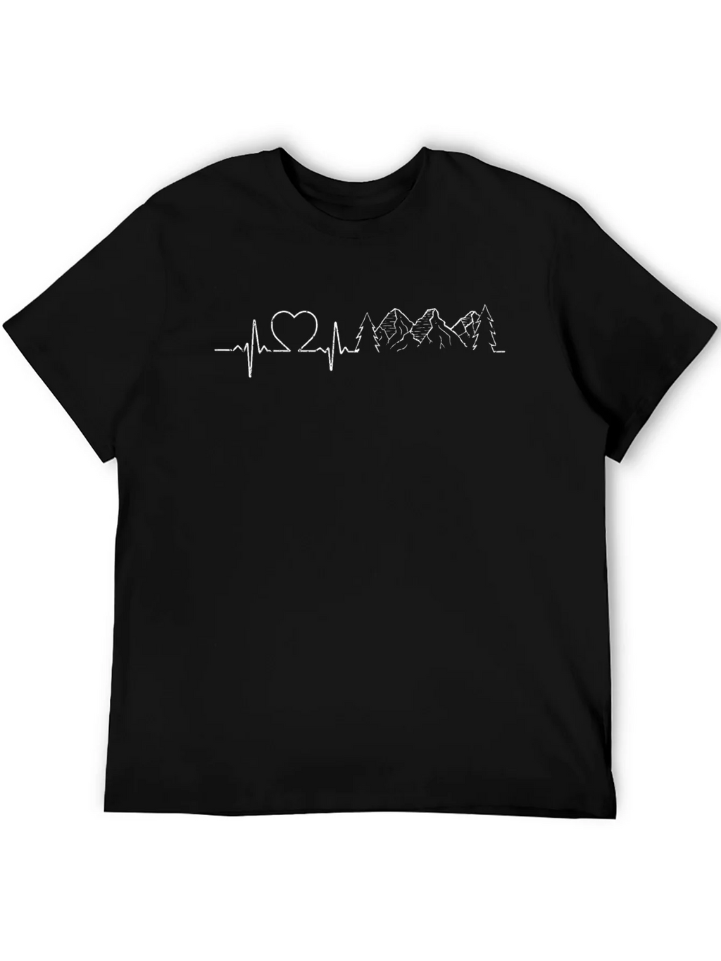 Heartbeat Mountain T-Shirt - Adventure Tee