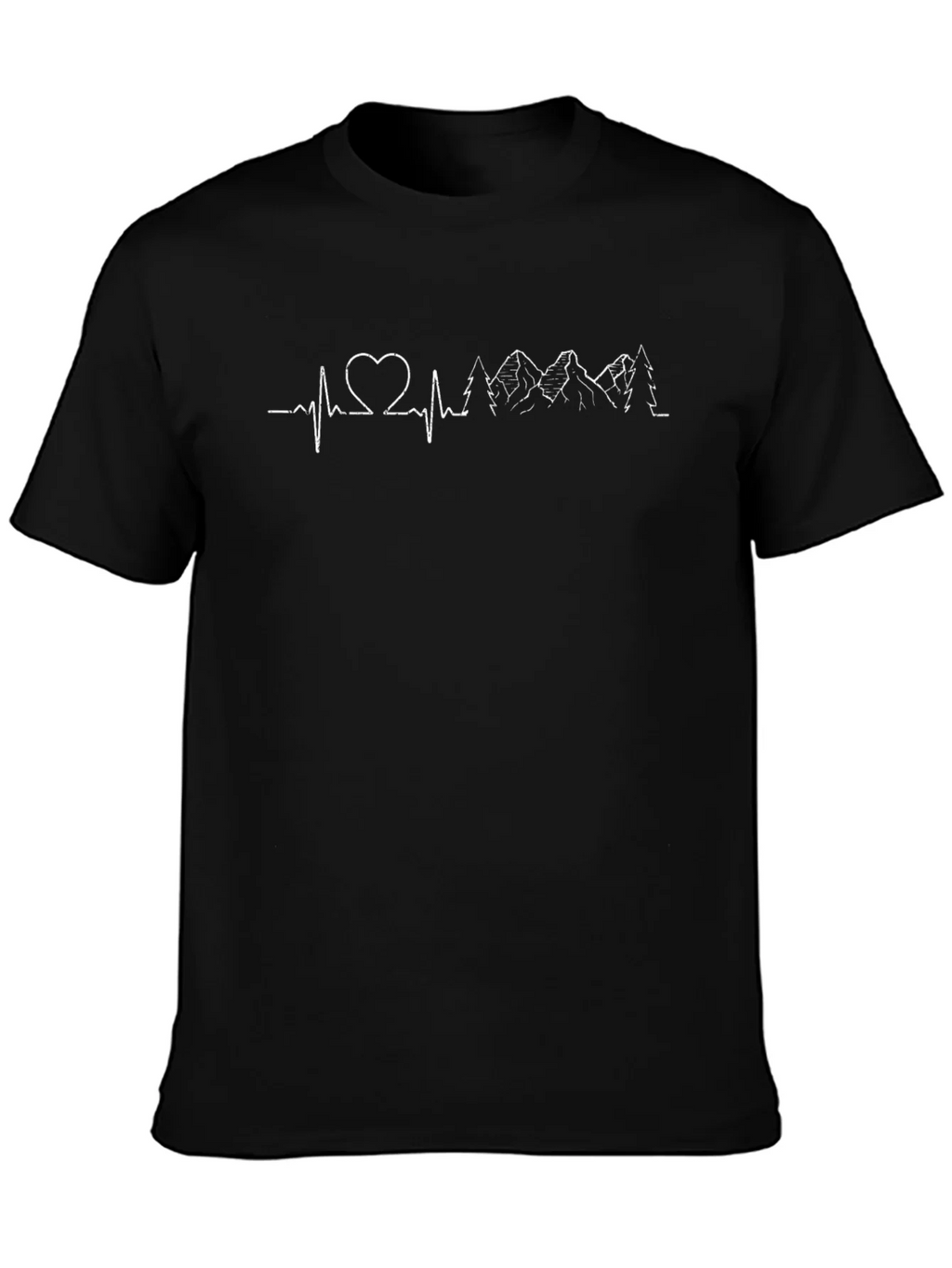Heartbeat Mountain T-Shirt - Adventure Tee