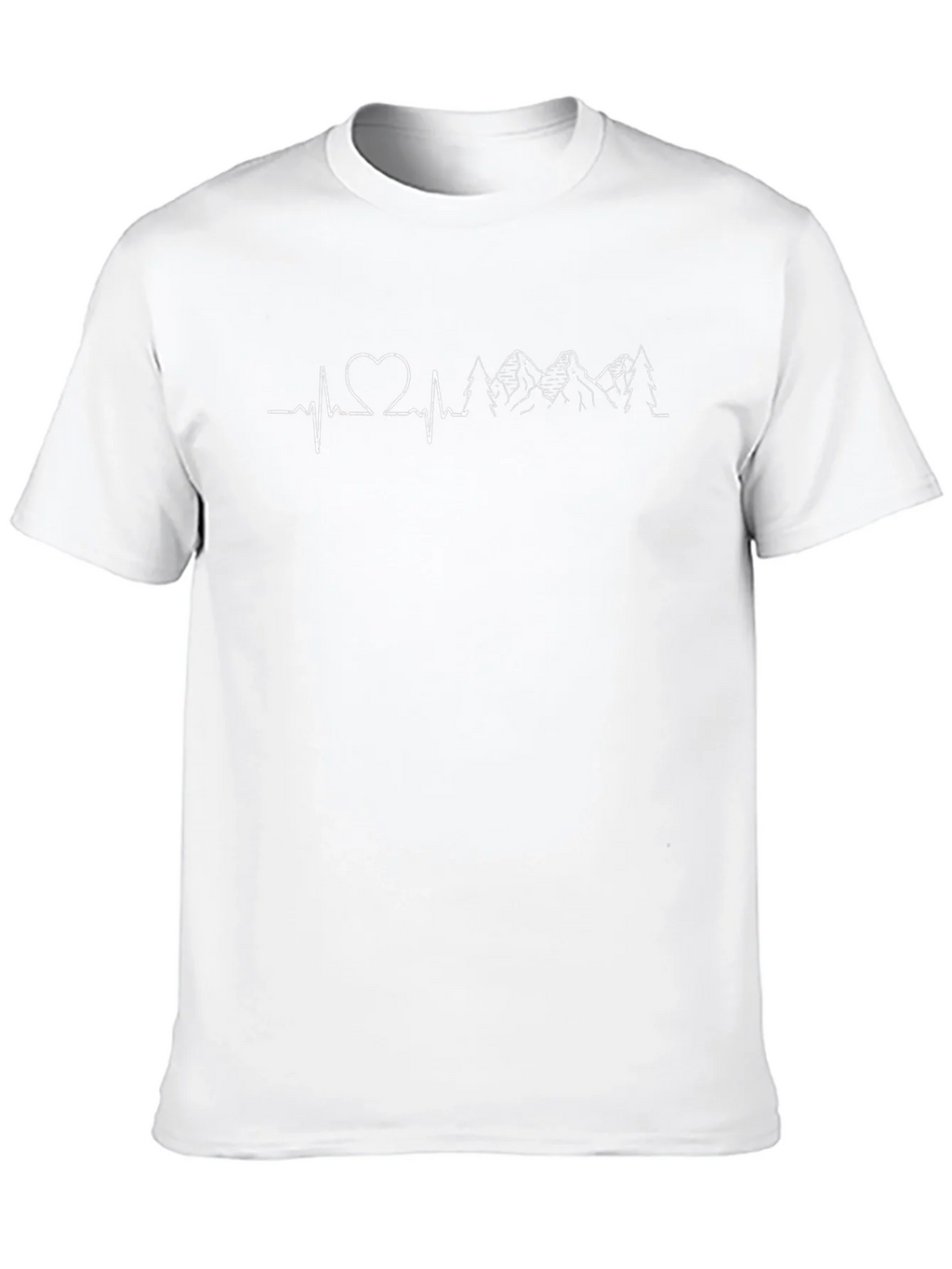Heartbeat Mountain T-Shirt - Adventure Tee