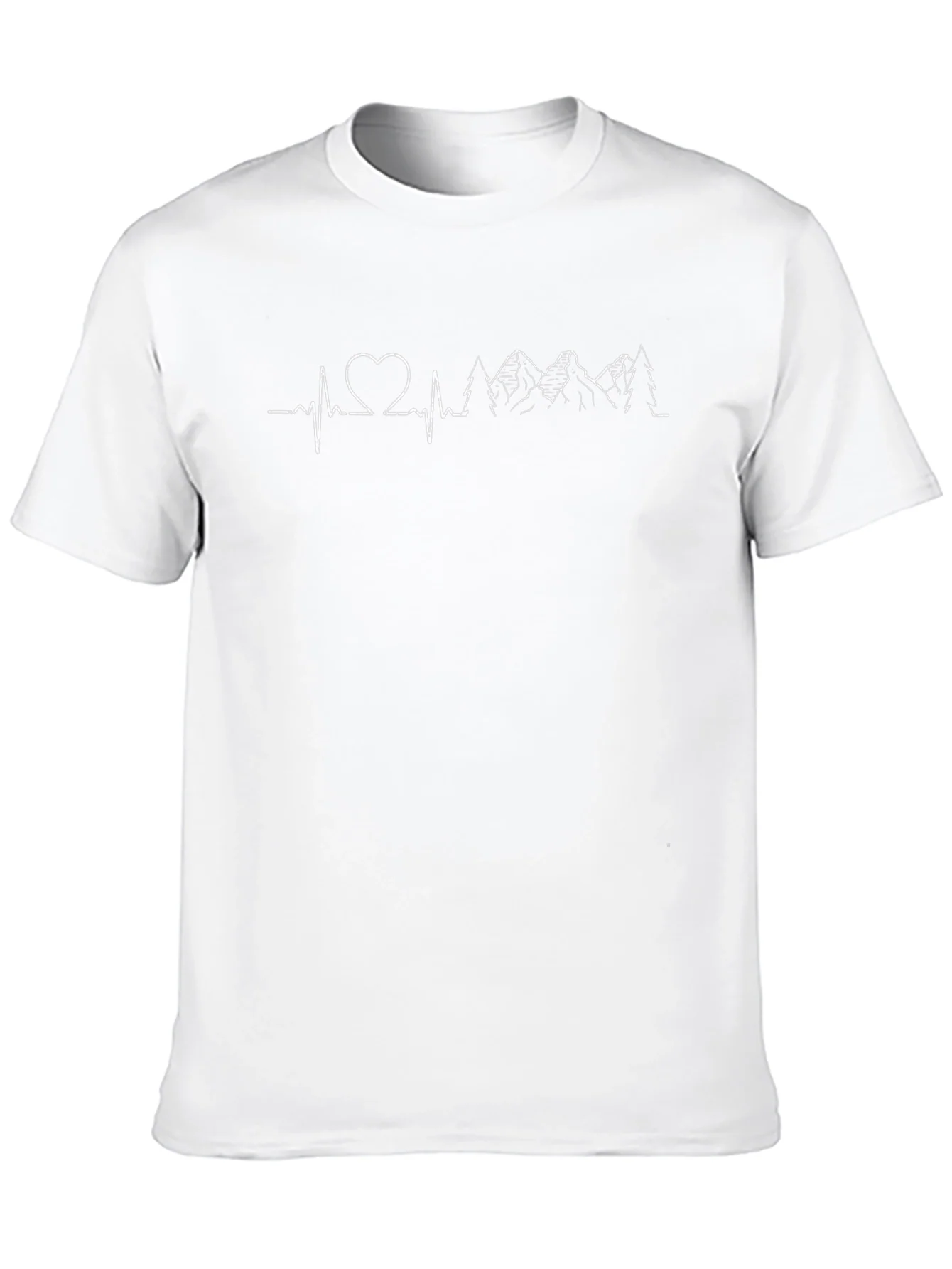 Heartbeat Mountain T-Shirt - Adventure Tee