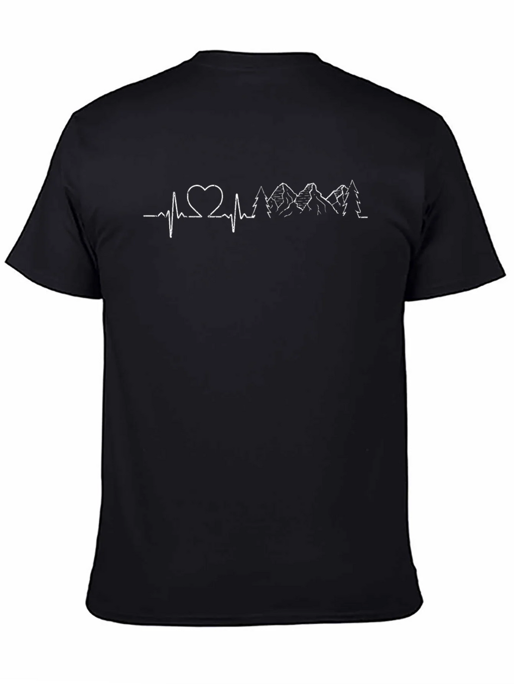 Heartbeat Mountain T-Shirt - Adventure Tee