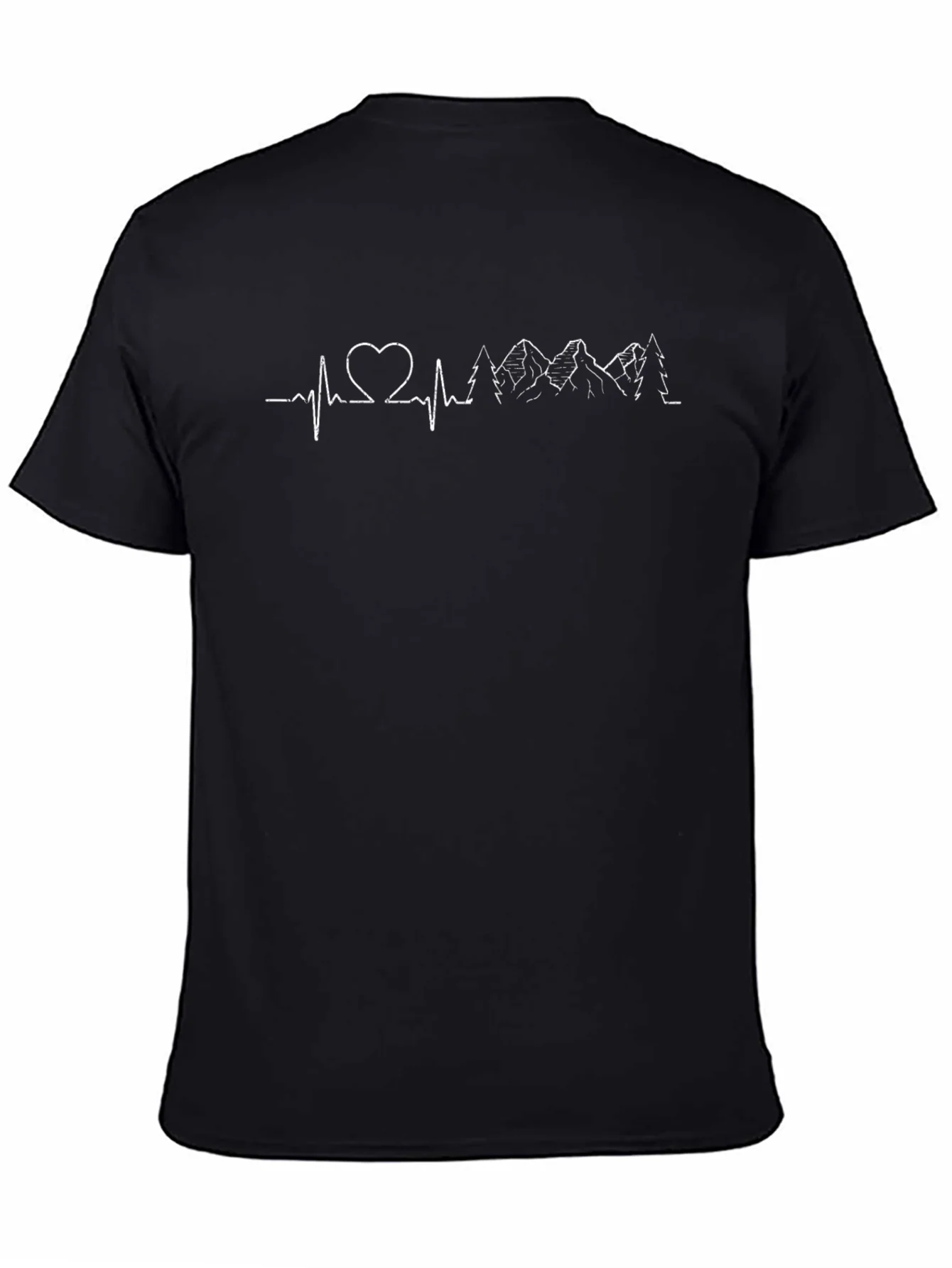 Heartbeat Mountain T-Shirt - Adventure Tee