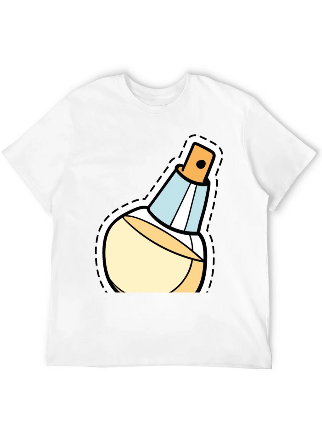 Stylish Perfume Bottle Graphic T-Shirt