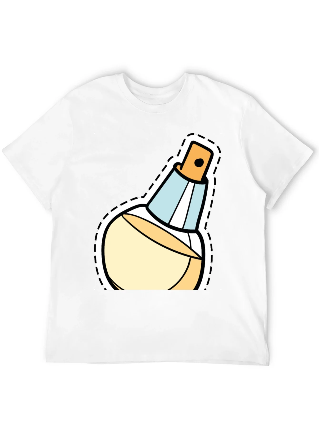 Stylish Perfume Bottle Graphic T-Shirt