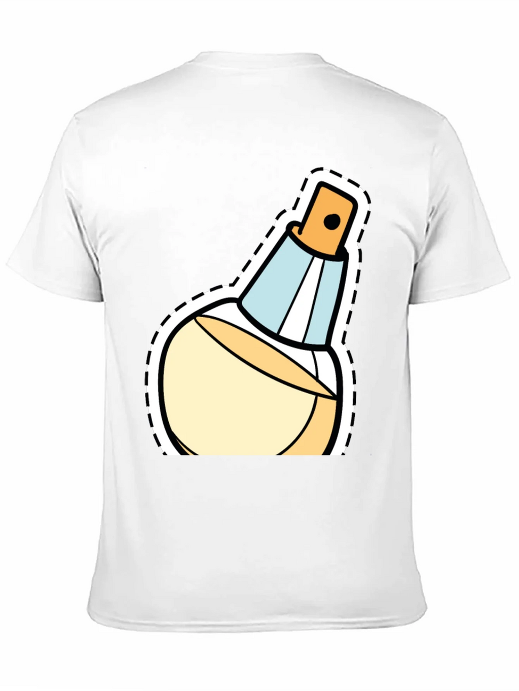 Stylish Perfume Bottle Graphic T-Shirt