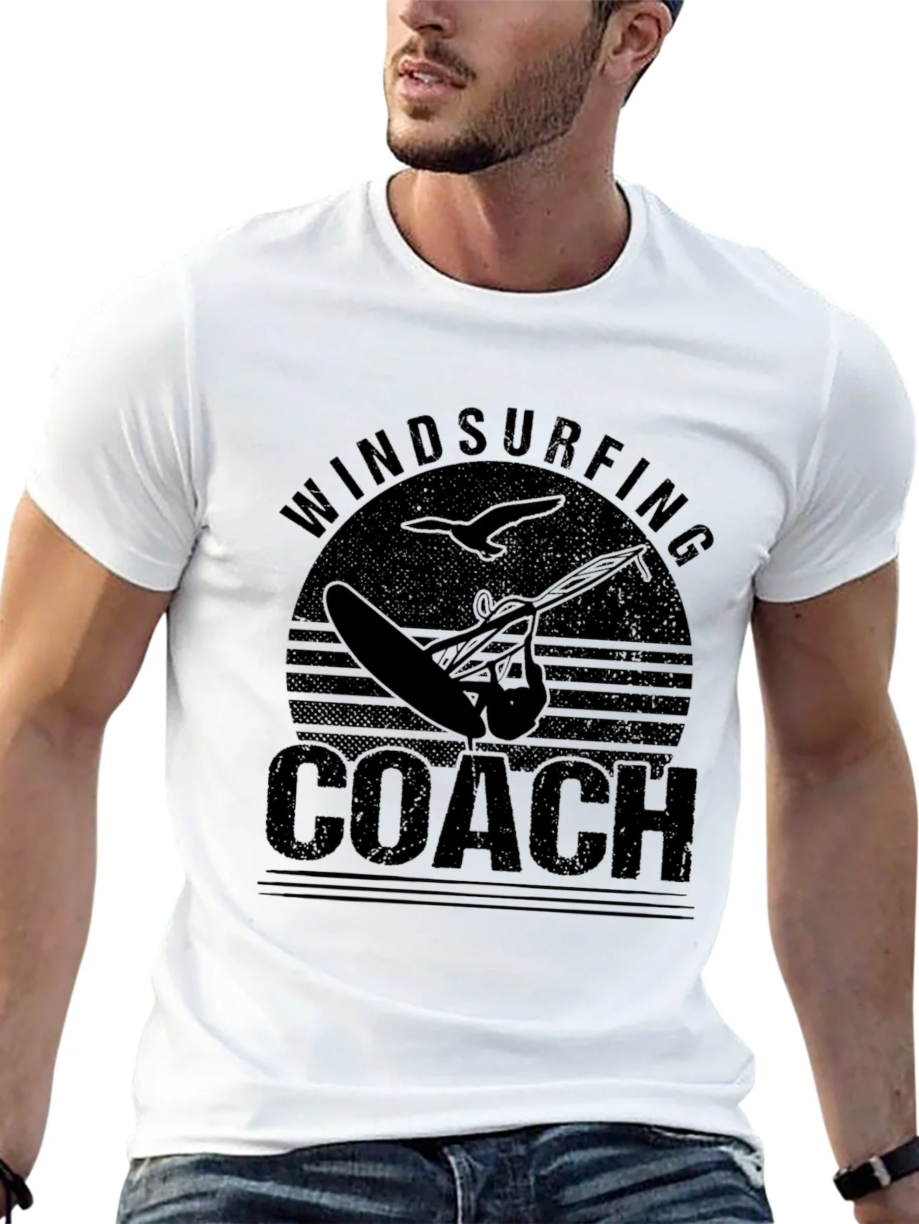 Windsurfing Coach Graphic T-Shirt