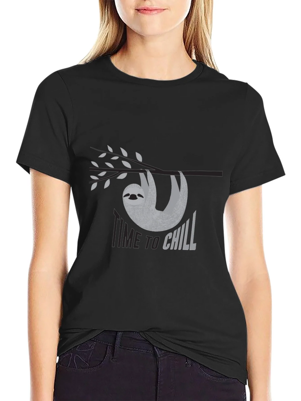 Time to Chill Sloth Graphic Tee