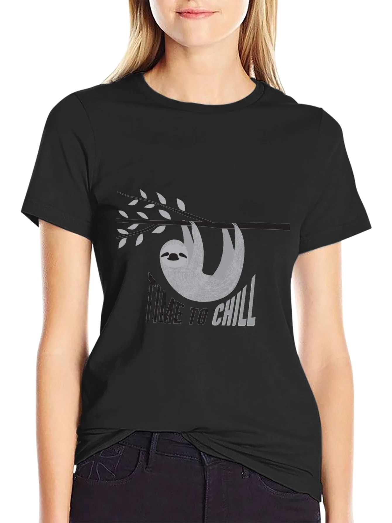 Time to Chill Sloth Graphic Tee