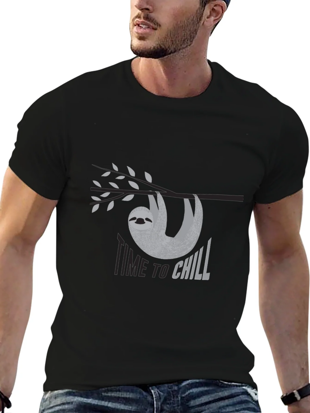 Time to Chill Sloth Graphic Tee