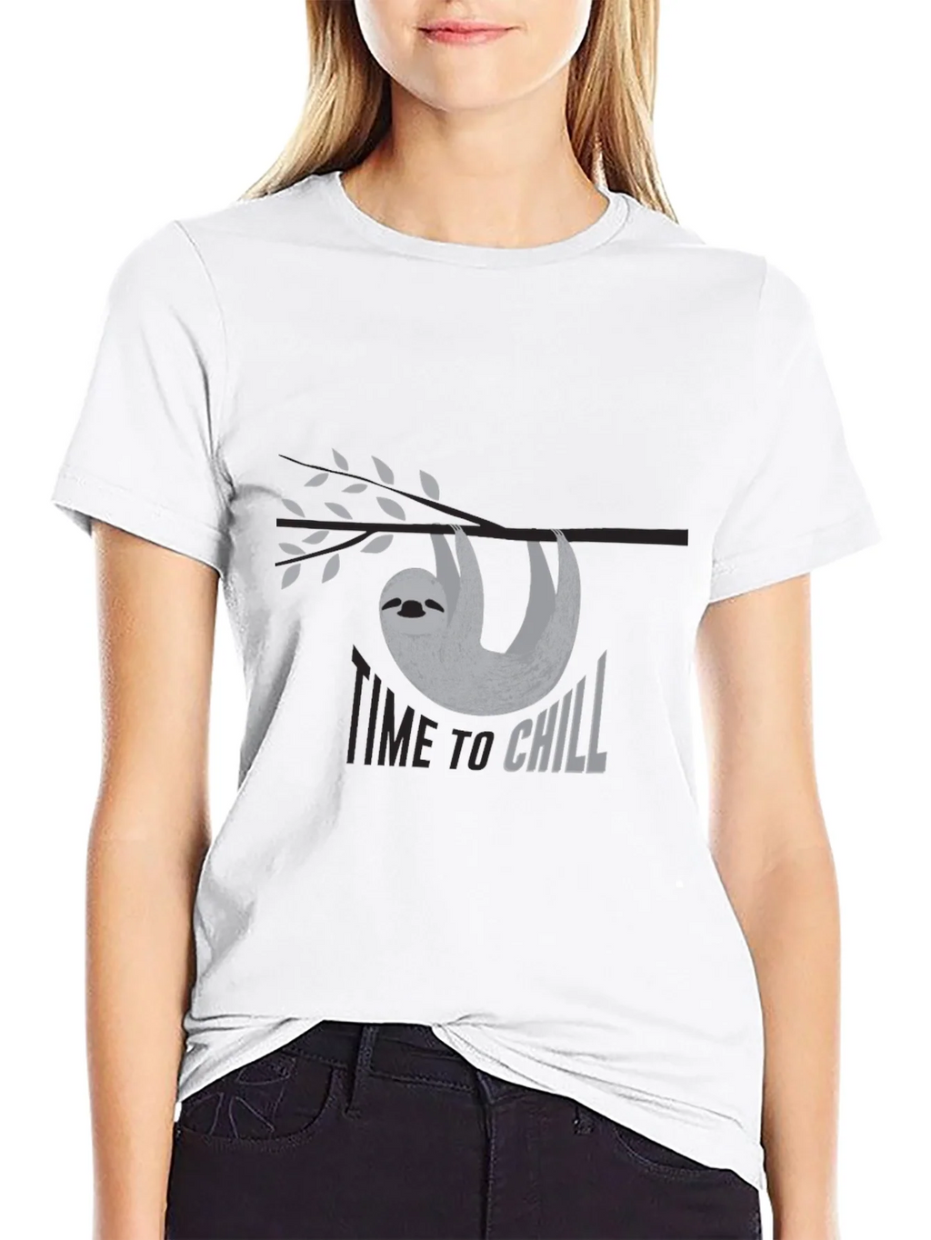 Time to Chill Sloth Graphic Tee