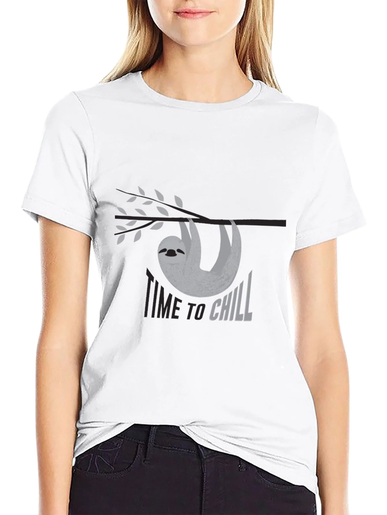 Time to Chill Sloth Graphic Tee