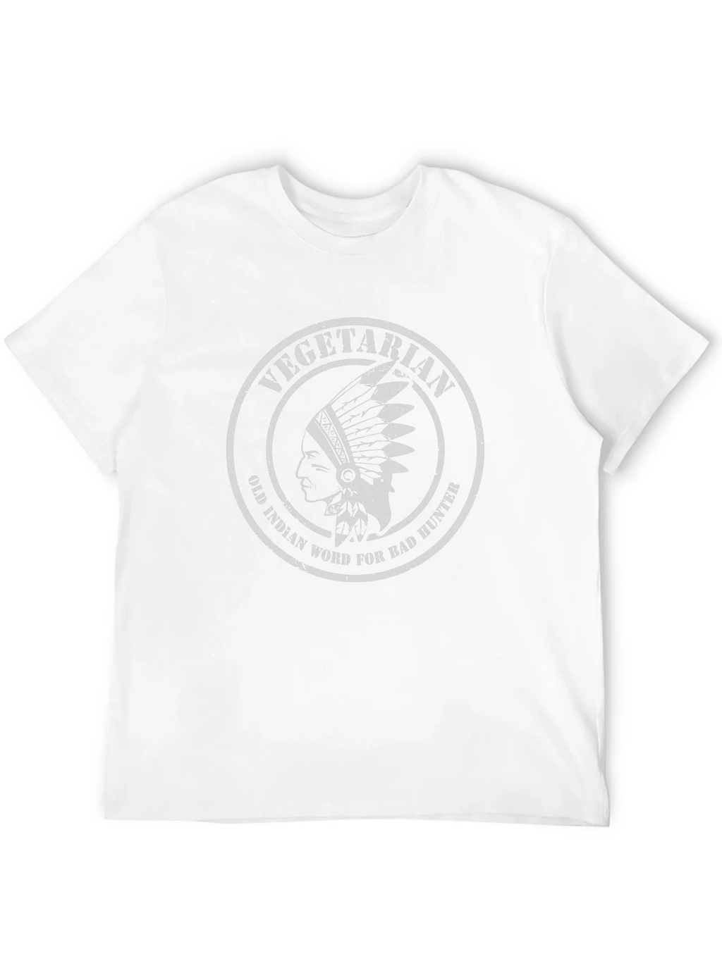 Vegetarian Indian Hunter T-Shirt - Black