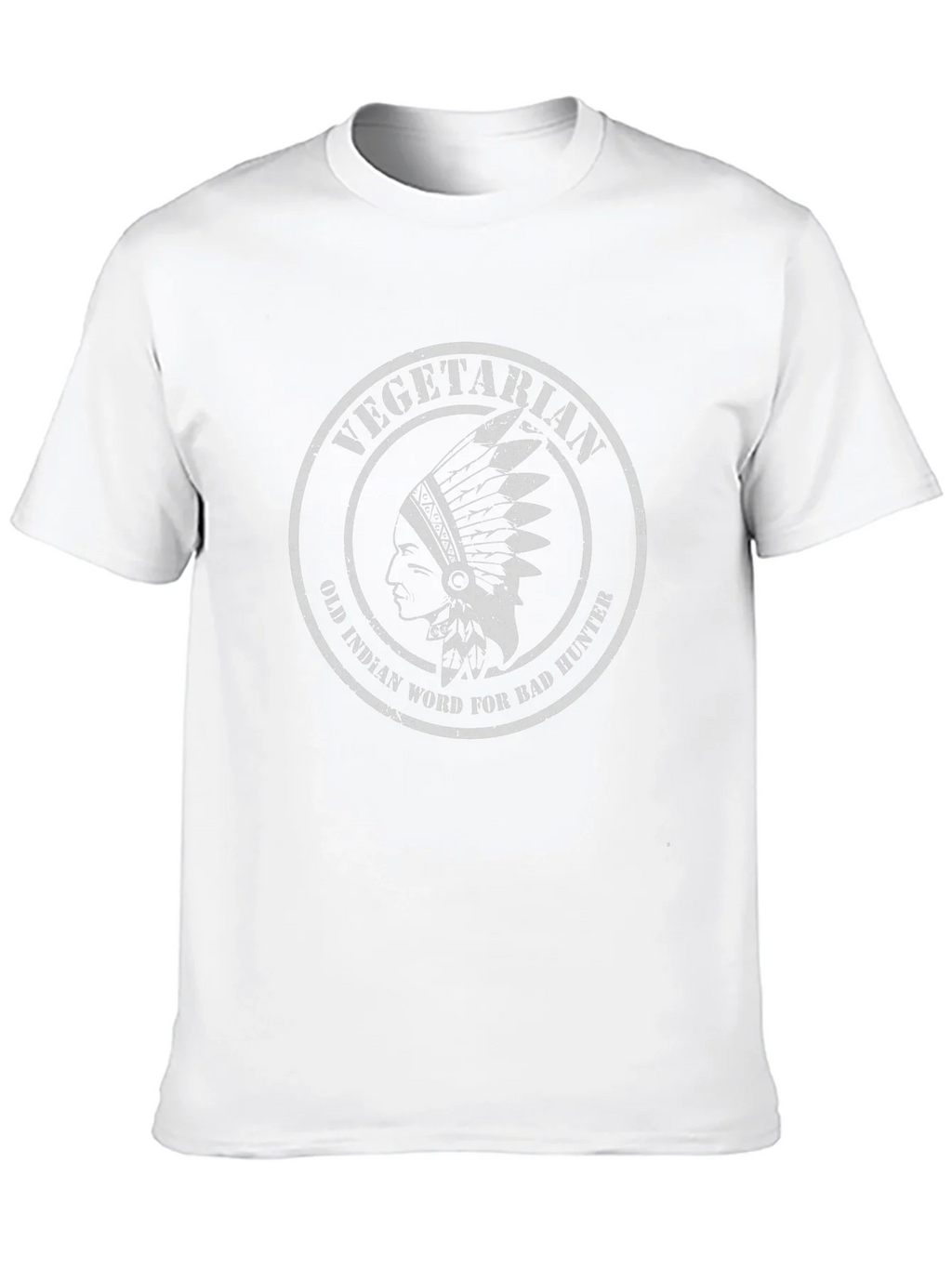 Vegetarian Indian Hunter T-Shirt - Black