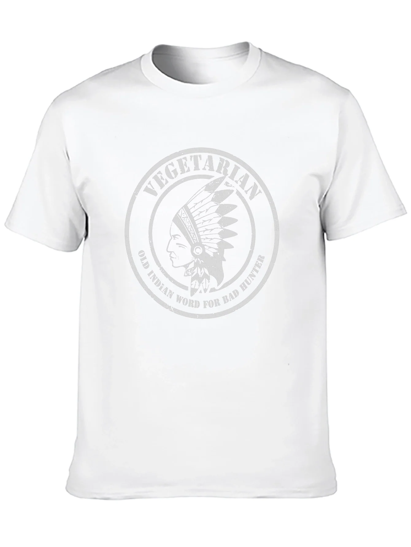 Vegetarian Indian Hunter T-Shirt - Black