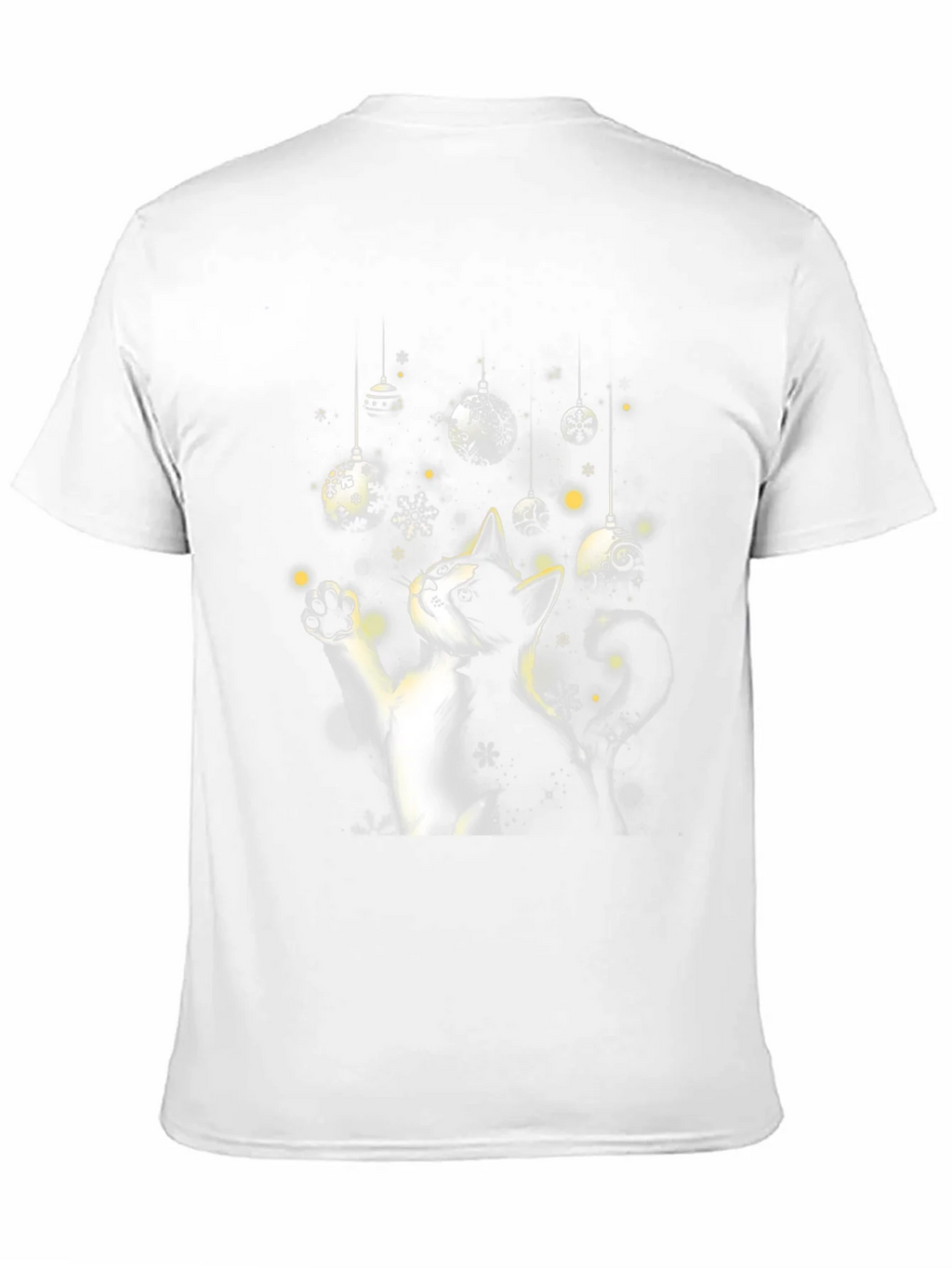 Festive Cat Christmas Ornament T-Shirt