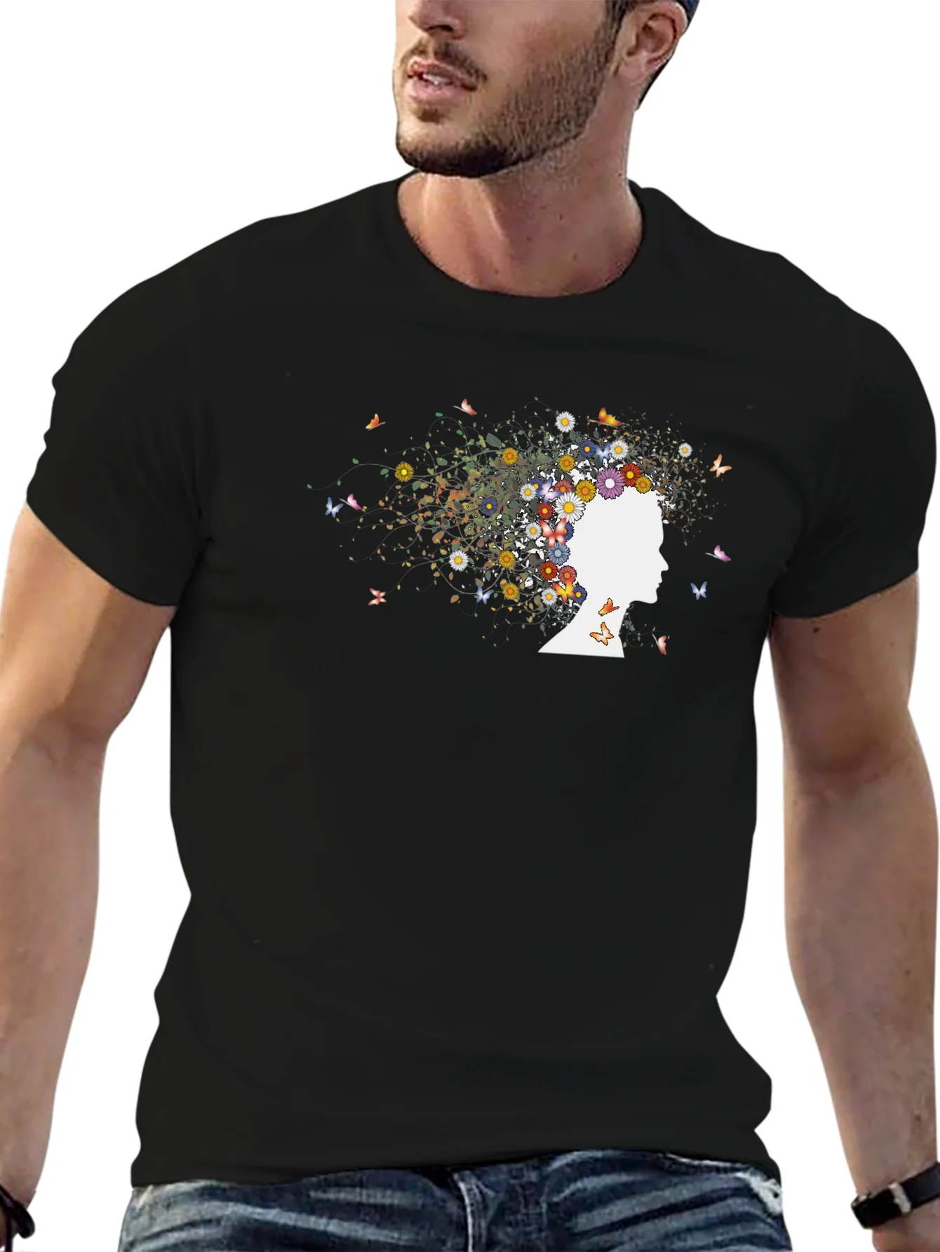 Floral Mind T-Shirt - Nature Inspired Graphic Tee