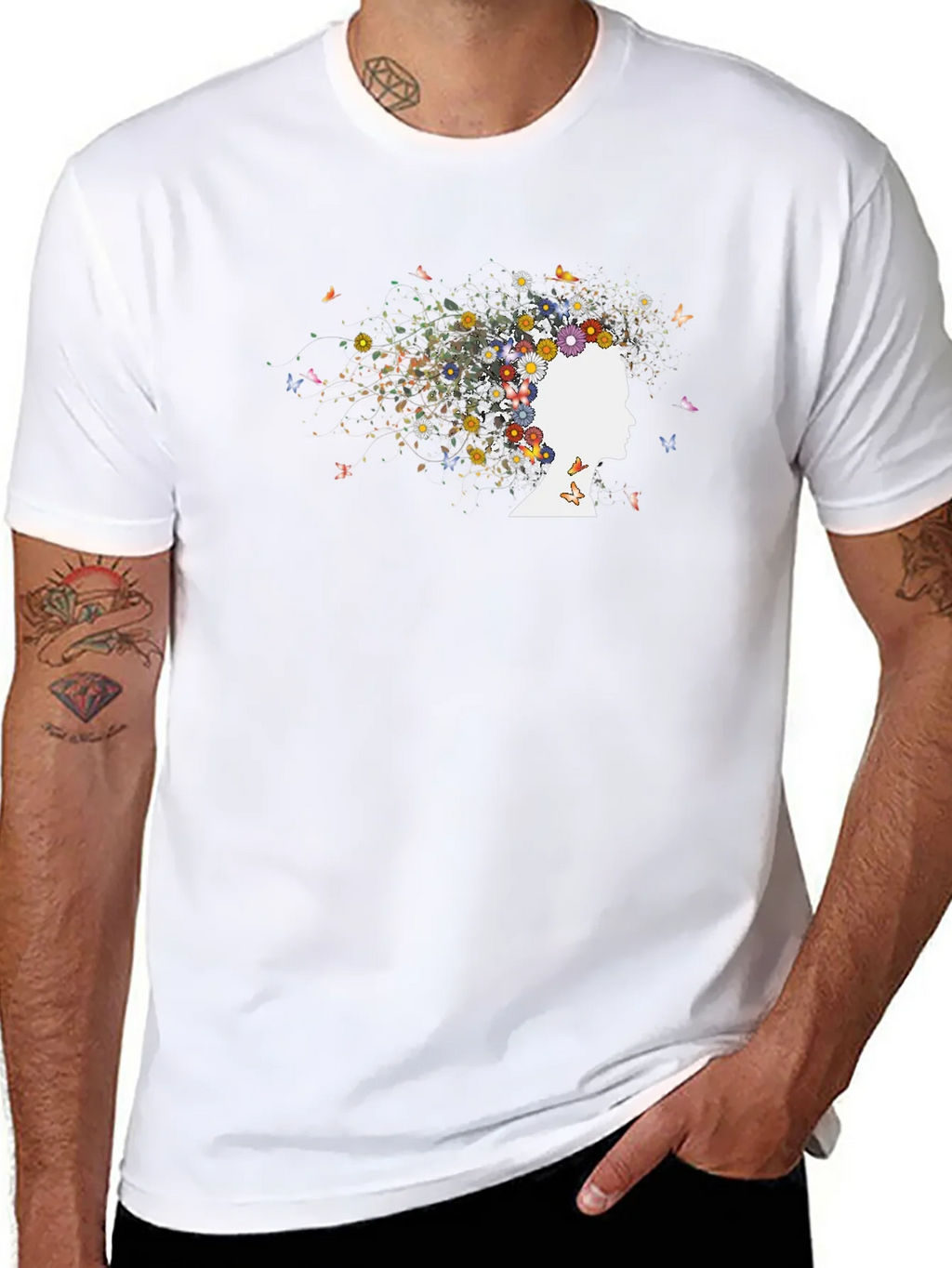 Floral Mind T-Shirt - Nature Inspired Graphic Tee