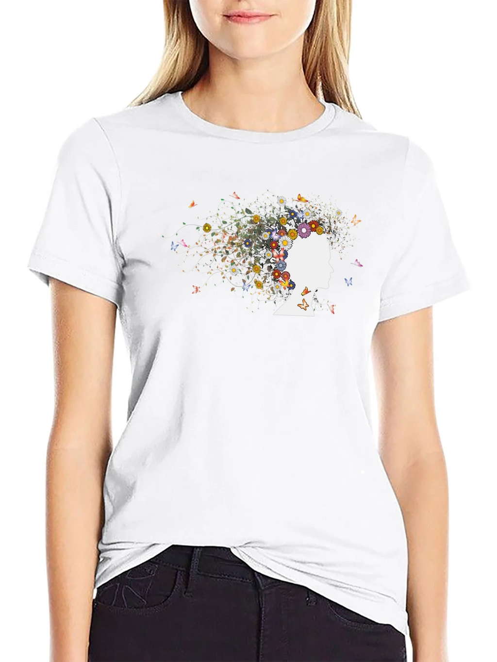 Floral Mind T-Shirt - Nature Inspired Graphic Tee