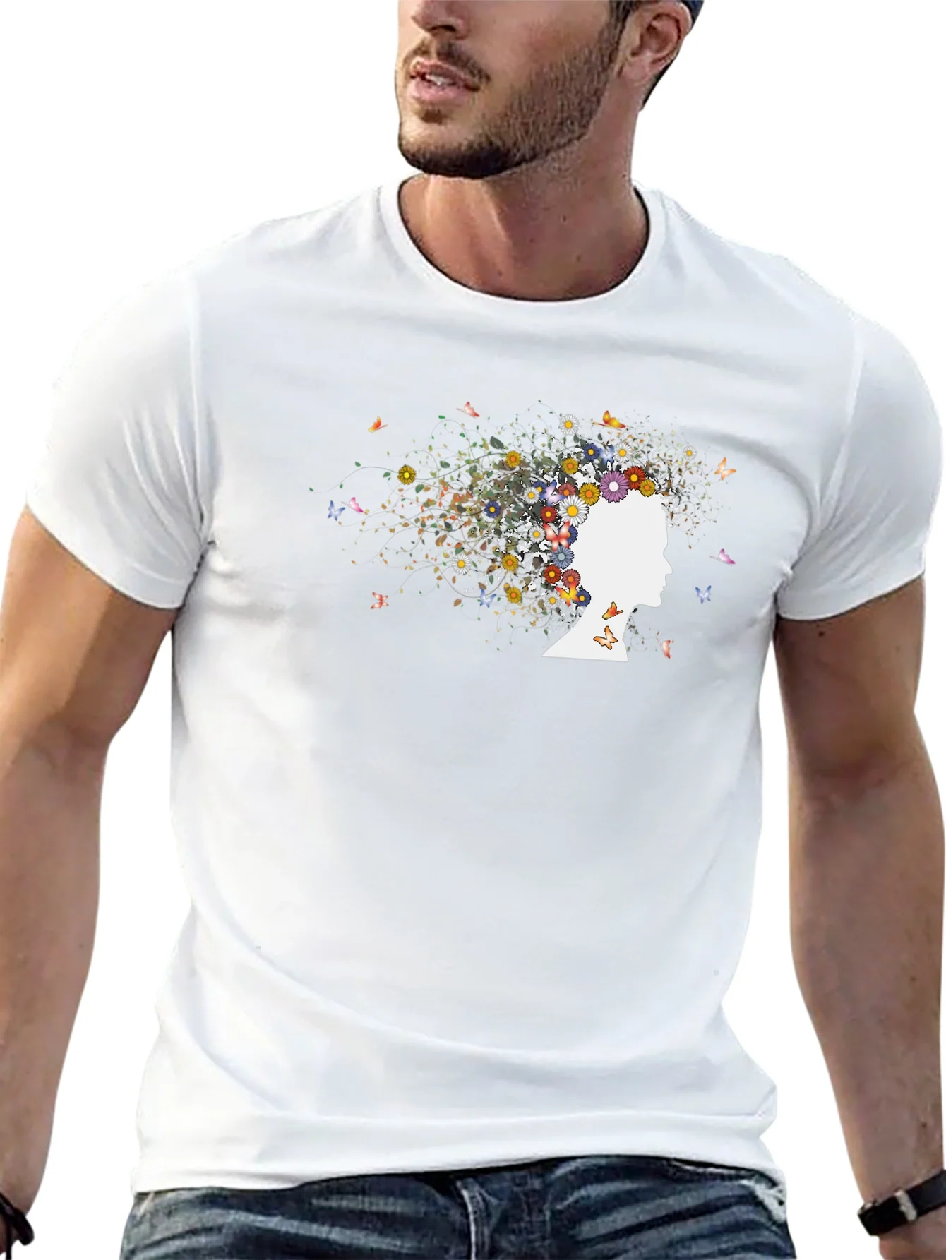 Floral Mind T-Shirt - Nature Inspired Graphic Tee