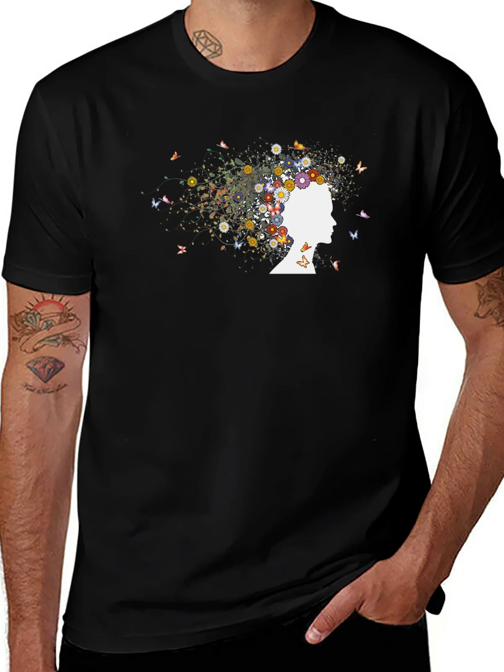 Floral Mind T-Shirt - Nature Inspired Graphic Tee