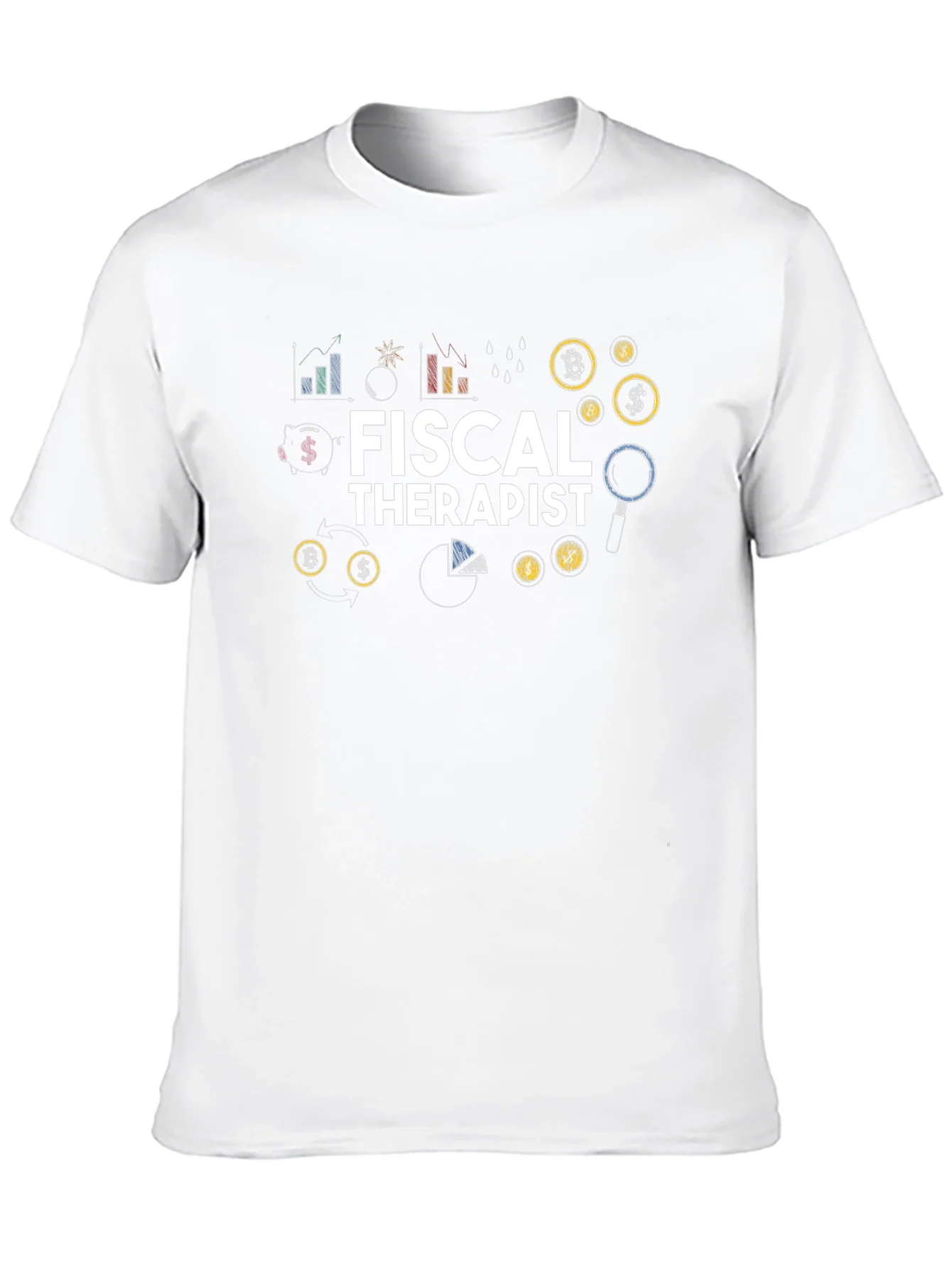 Fiscal Therapist Black Graphic T-Shirt