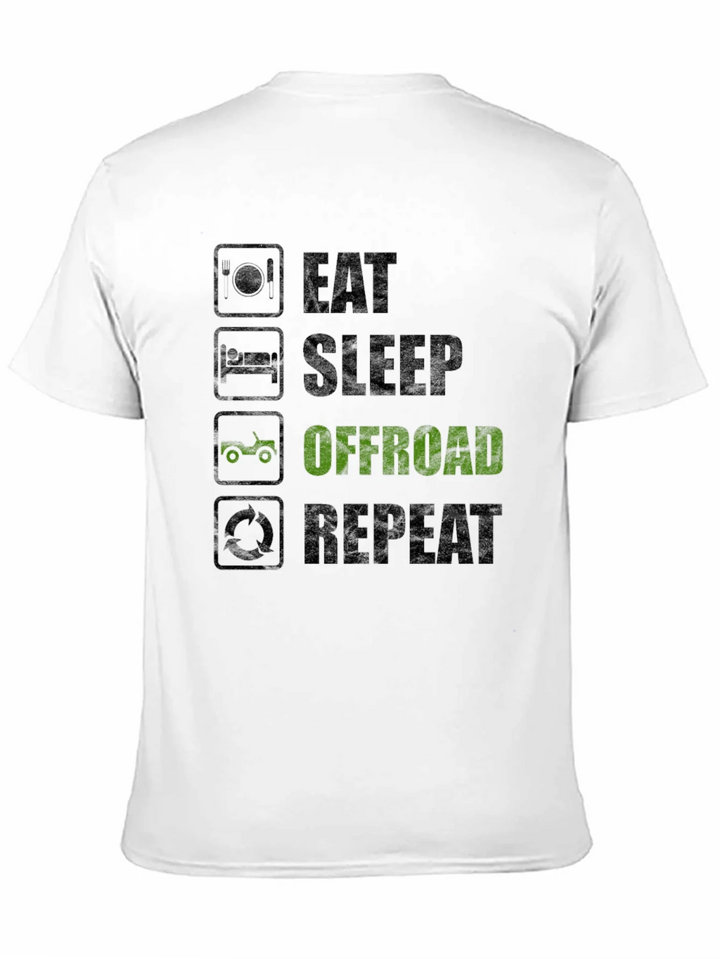 Eat Sleep Offroad Repeat Black T-Shirt