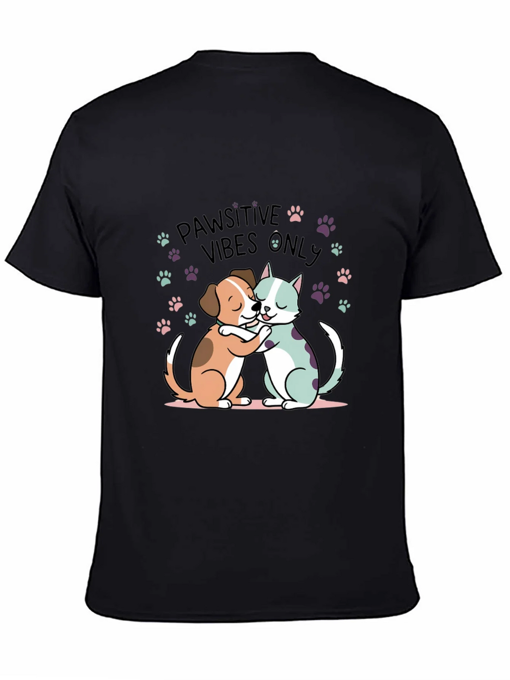 Pawsitive Vibes Only Graphic Tee