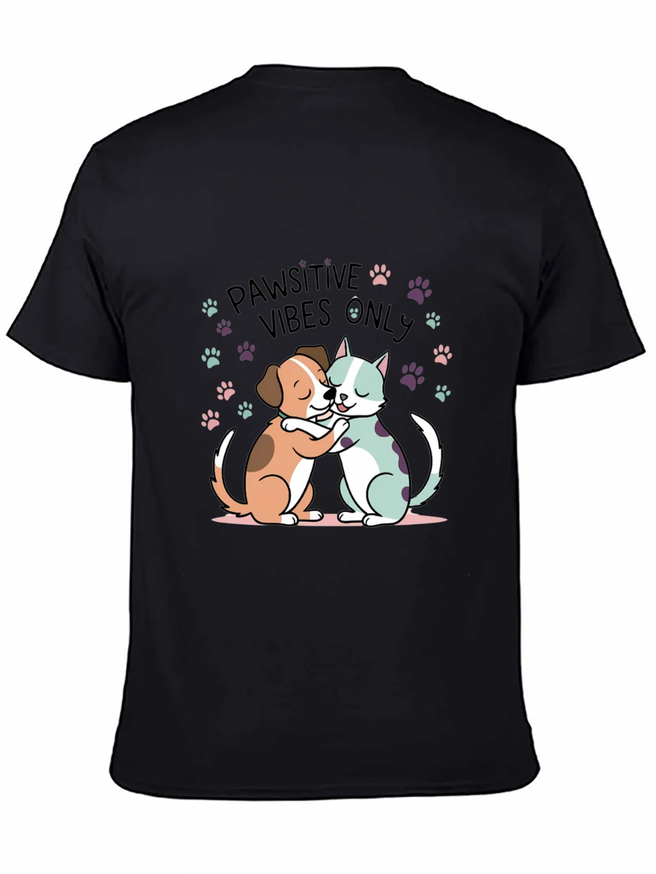 Pawsitive Vibes Only Graphic Tee