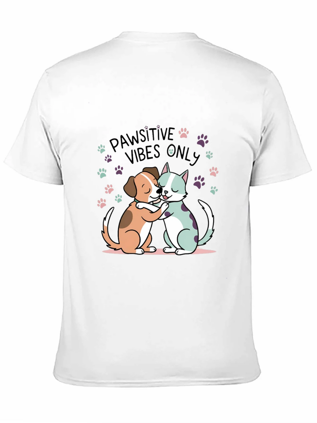 Pawsitive Vibes Only Graphic Tee