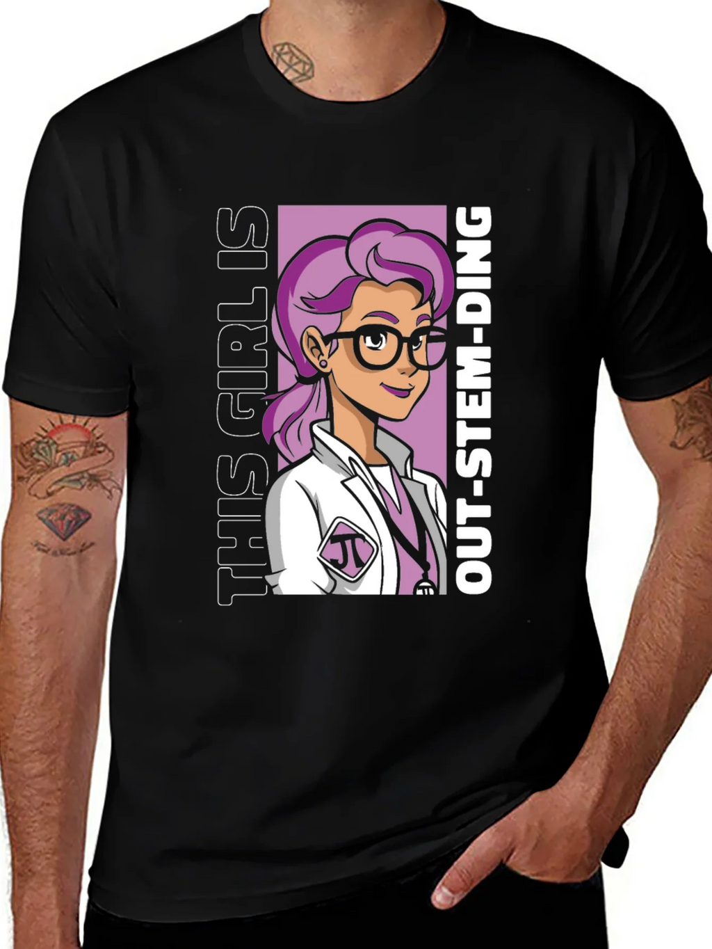 Out-STEM-Ding Girls T-Shirt - STEM Pride Tee
