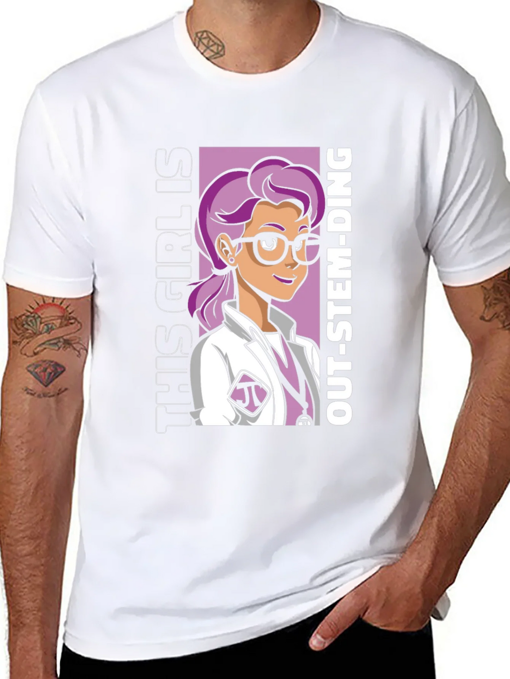 Out-STEM-Ding Girls T-Shirt - STEM Pride Tee
