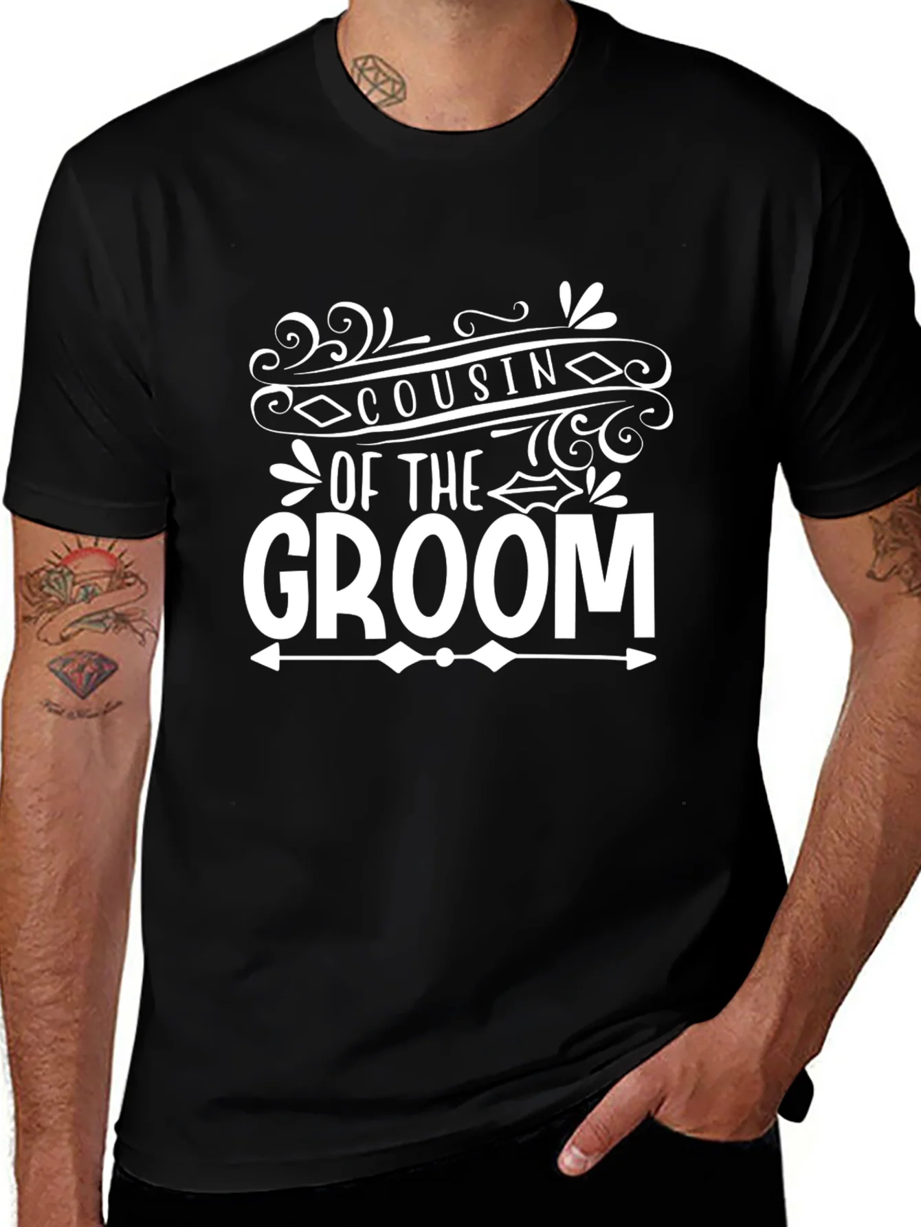 Cousin of the Groom T-Shirt - Wedding Apparel